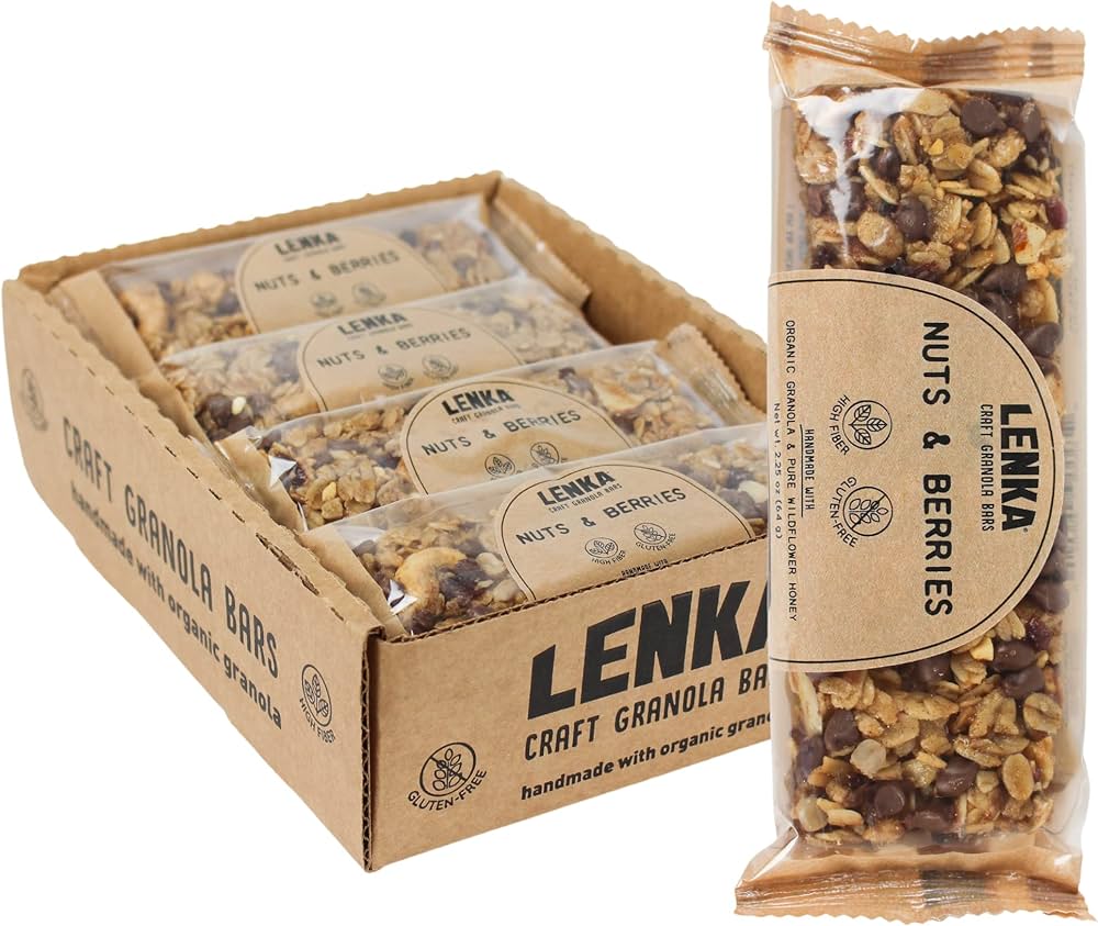 LENKA Granola Bars - Nuts & Berries